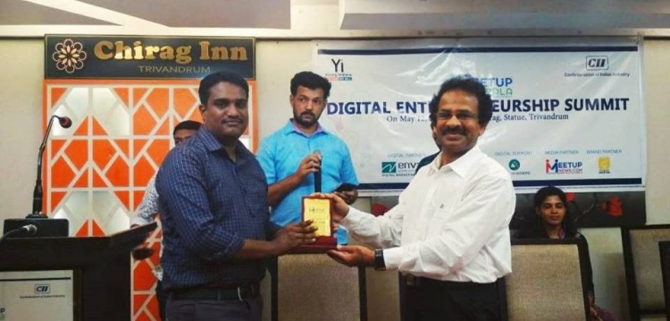 Envara Creative Hub receiving the Best Digital Marketing Company Award with a credibility score of 75/100." Best Digital Marketing Company Award – Envara Creative Hub"
